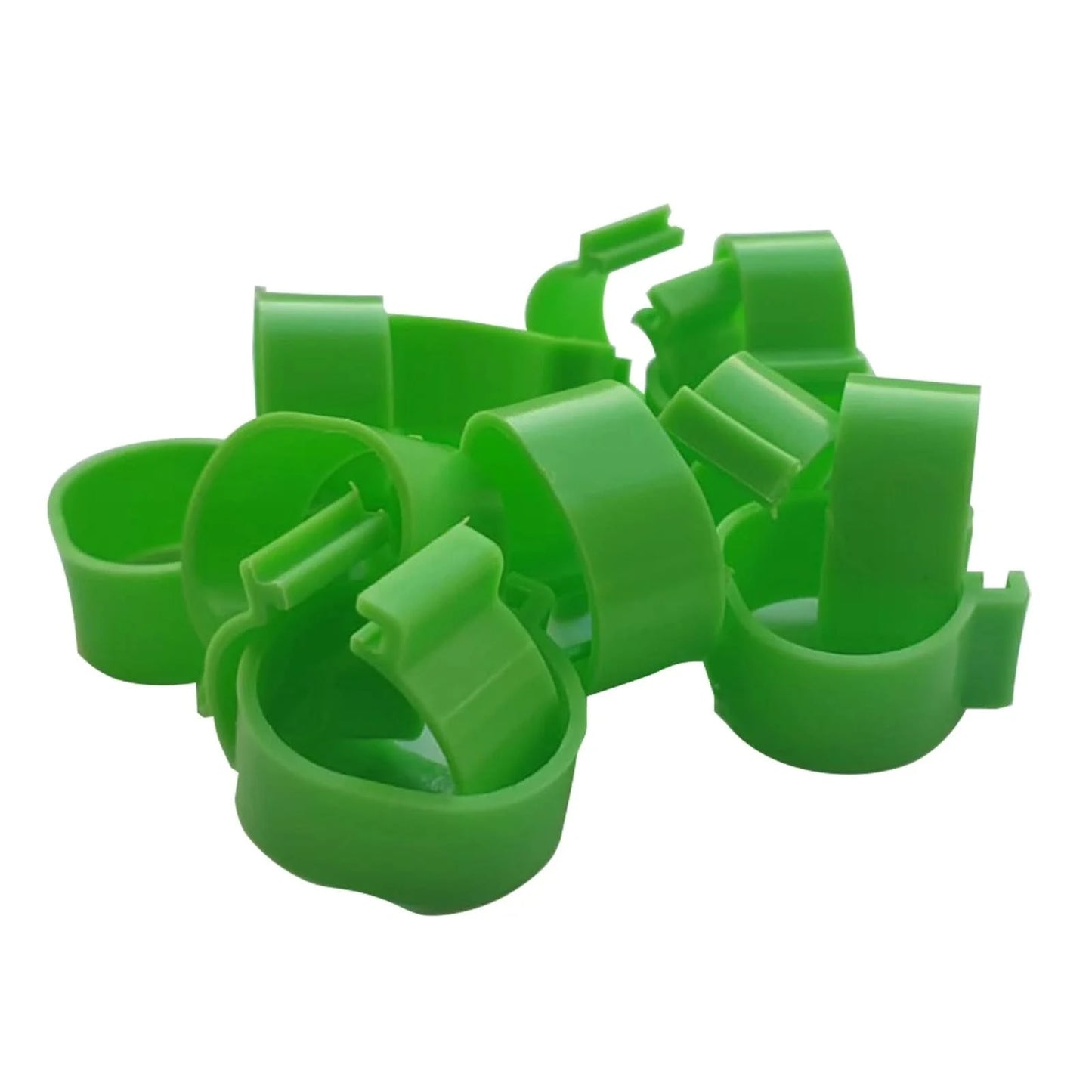 Set 100 inele de picioare pentru pasari, diametru 16 mm, verzi, Tehno Ms G03501 - ZEP.RO - Ți-e la îndemână!