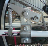 Intinzator lant bicicleta cu motor, model cu arc, detaliu suport