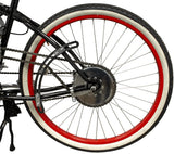 Intinzator fix lant bicicleta cu motor, detaliu rola si suport