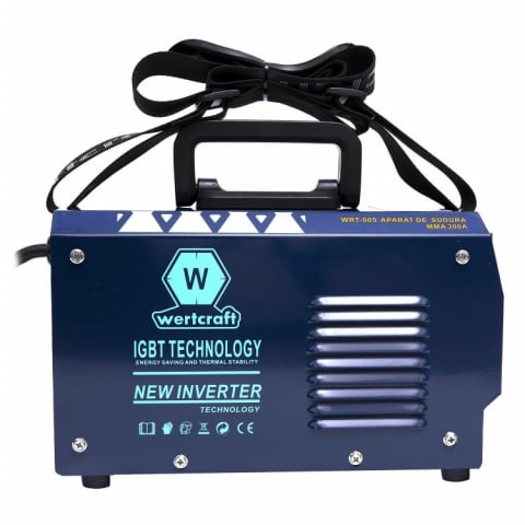 Invertor sudura WertCraft WRT-005, 20-300A, 230V, IP21S, MMA, accesorii incluse, valiza transport