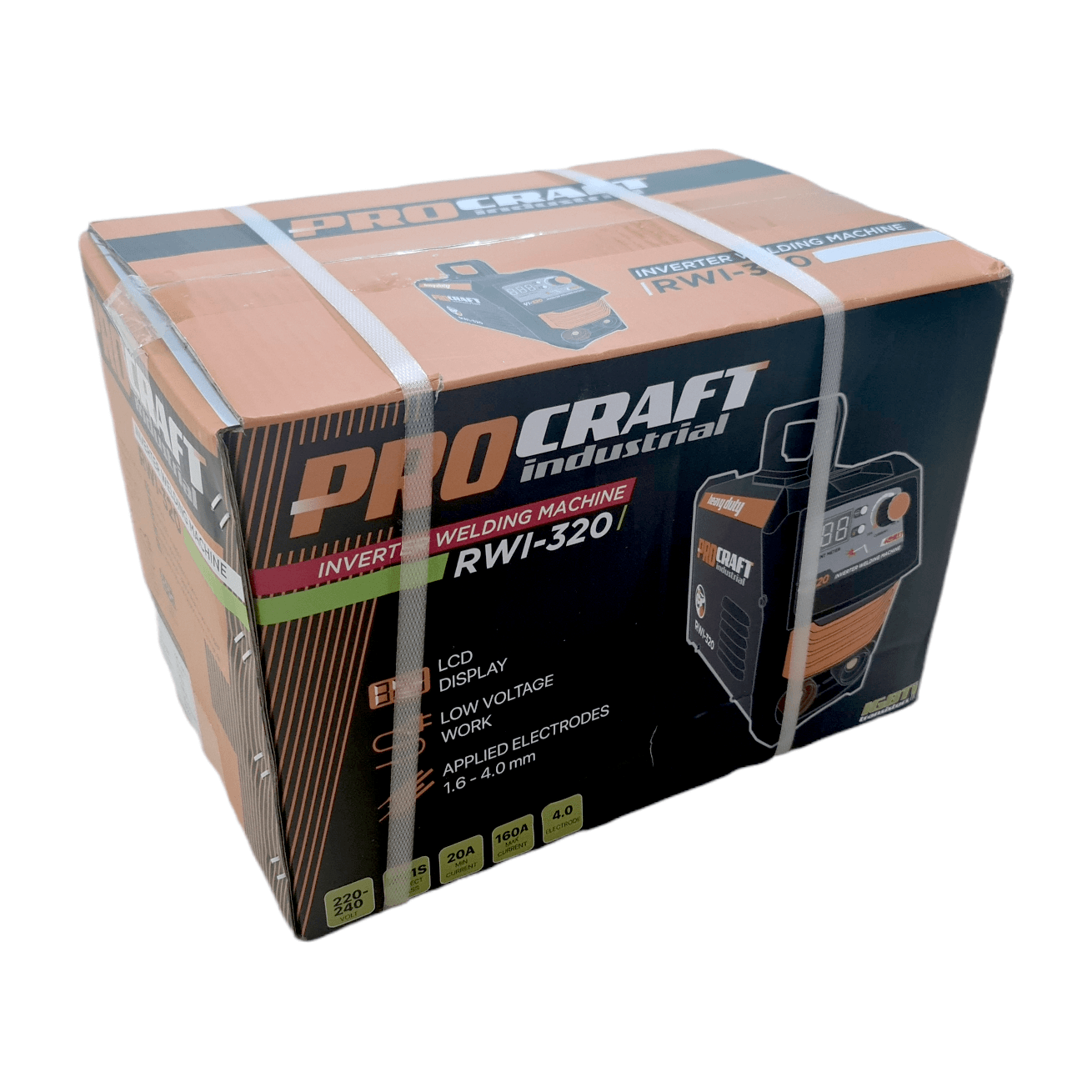 Invertor Mma Procraft Rwi 320, Profesional, Tranzistori Igbt + Masca - ZEP.RO - Ți-e la îndemână!