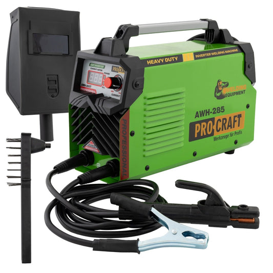Aparat sudura invertor Procraft MMA 285A, 285A, 4.5 kW, afisaj digital, electrozi 1.5–4 mm