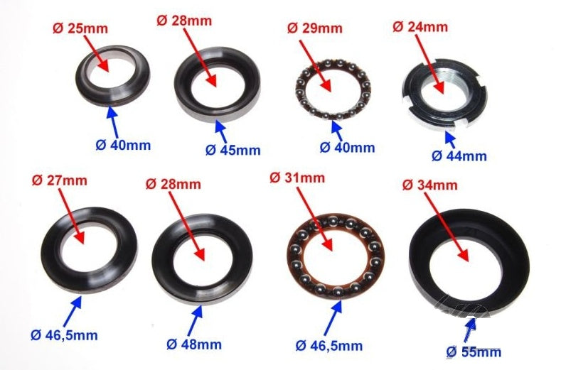 Kit pentru scuter rulmenti ghidon scuter chinezesc GY6 4T 125-150cc - vedere 2