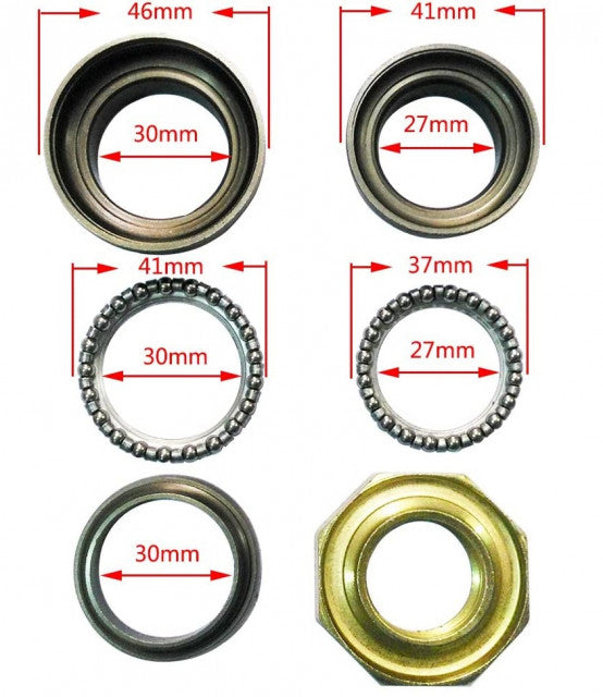 Kit pentru scuter rulmenti ghidon scuter chinezesc GY6 4T 50-80cc - vedere 2