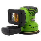 Kit Slefuitor excentric pe acumulator ProCraft, 20v, 2Ah, 130000rpm, diametru 125mm, fara perii, include acumulator
