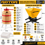 Teasc manual ROTOR FP-12 de 12 litri