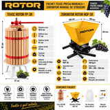 Teasc manual ROTOR FP-30 de 30 litri