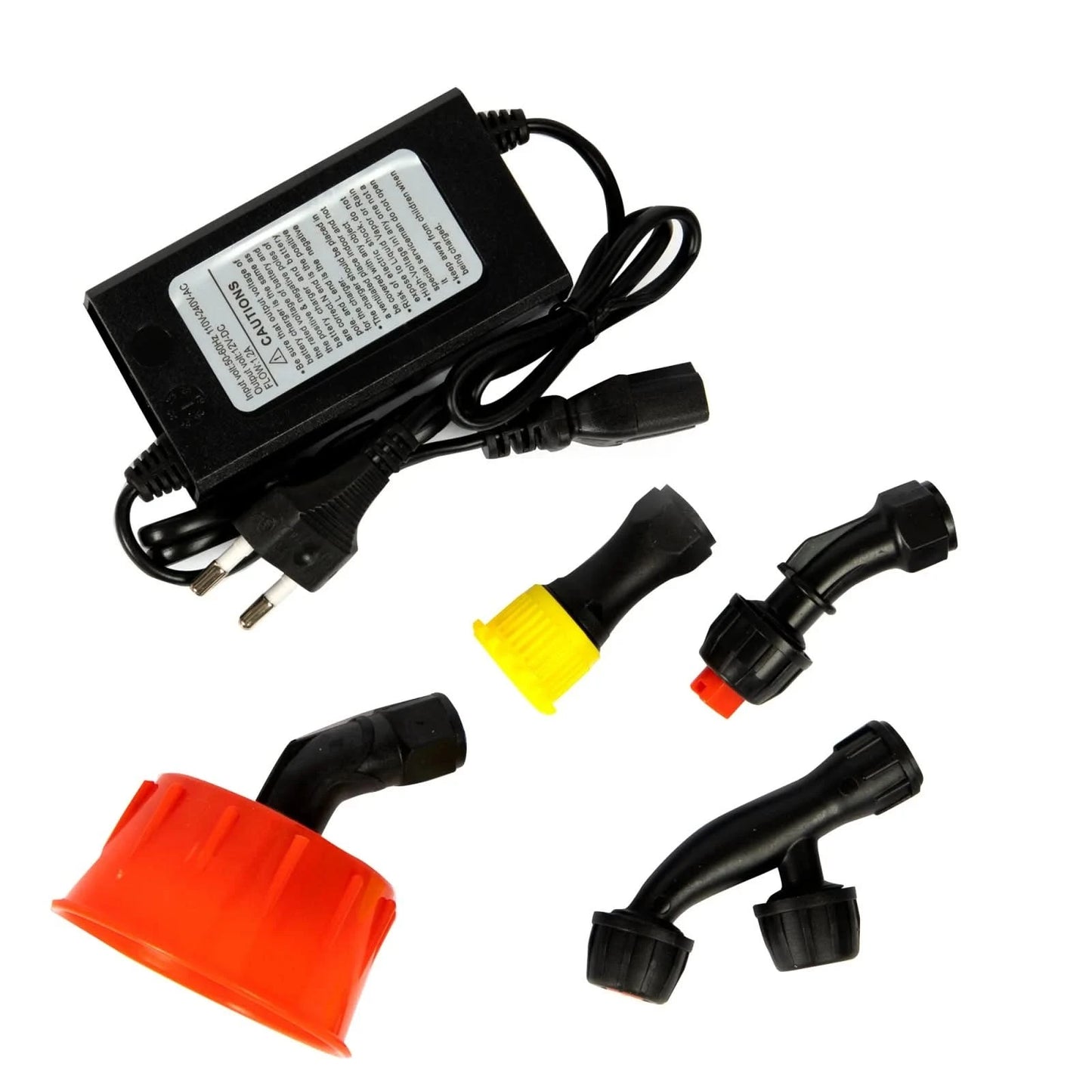 Pompa de stropit Kraissmann 16L 2 in 1, manuala si electrica, cu baterie reincarcabila 12V 8Ah, autonomie 25 plinuri, 5 capete pulverizare