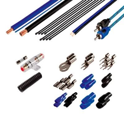 Set cabluri alimentare SA 333, 42 piese, 1000W, 80A, cablu audio OFC Hi-Fi, pentru subwoofer si amplificator
