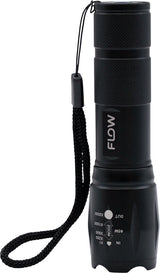 Lanterna LED Aluminiu cu Zoom si Suport Bicicleta Flow FB-T6G