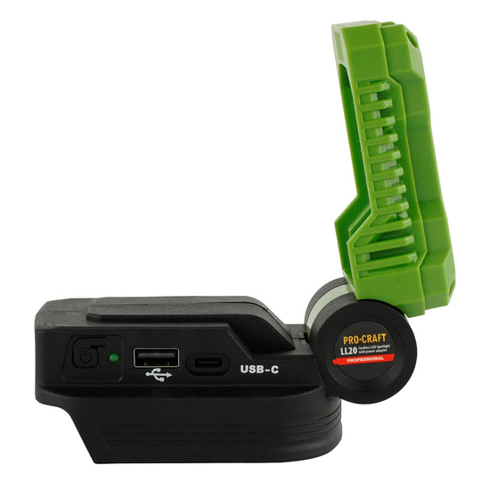 Reflector LED Portabil Acumulator ProCraft LL20, 500 lm, negru
