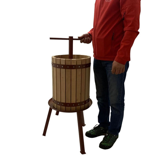 Presa manuala pentru struguri VivaTechnix VMD-32, 140 kg/h, 32 litri