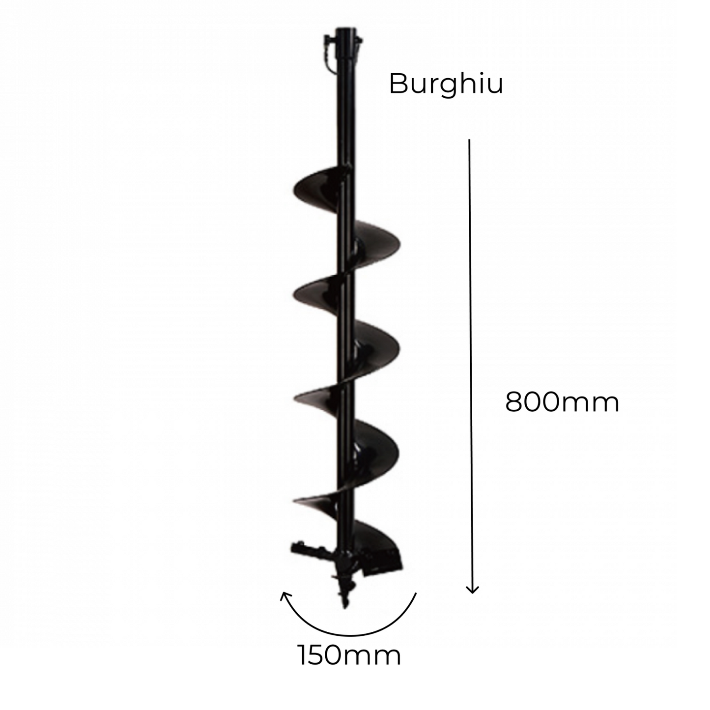 Motoburghiu forezat pamant, 2CP, 4 timpi