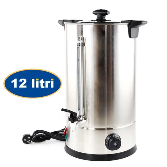 Fierbator electric din inox, 12L, 1600W, Tehno Ms #816