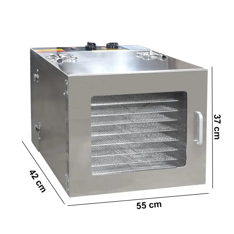 Deshidrator (uscator) pentru fructe model SS-10, 1000W, 220V, 10 tavi, Tehno Ms #221