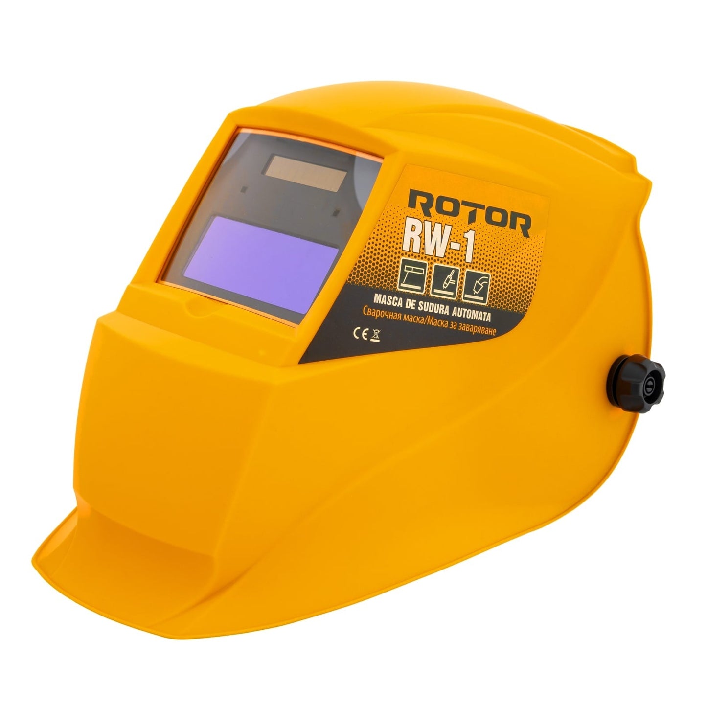 Masca Sudura Automata ROTOR RW-1, intunecire automata, 90x110mm, pentru sudura
