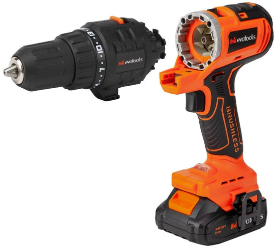 Masina de Insurubat MT20 Multifunctionala Brushless 3 Capete 2 Acumulatori si Incarcator MAX 20V ONE EvoTools