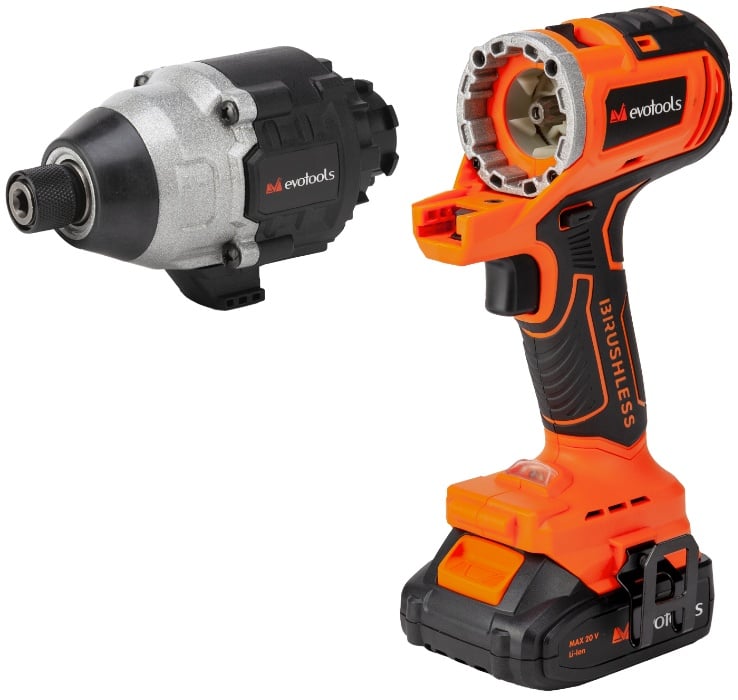 Masina de Insurubat MT20 Multifunctionala Brushless 3 Capete 2 Acumulatori si Incarcator MAX 20V ONE EvoTools