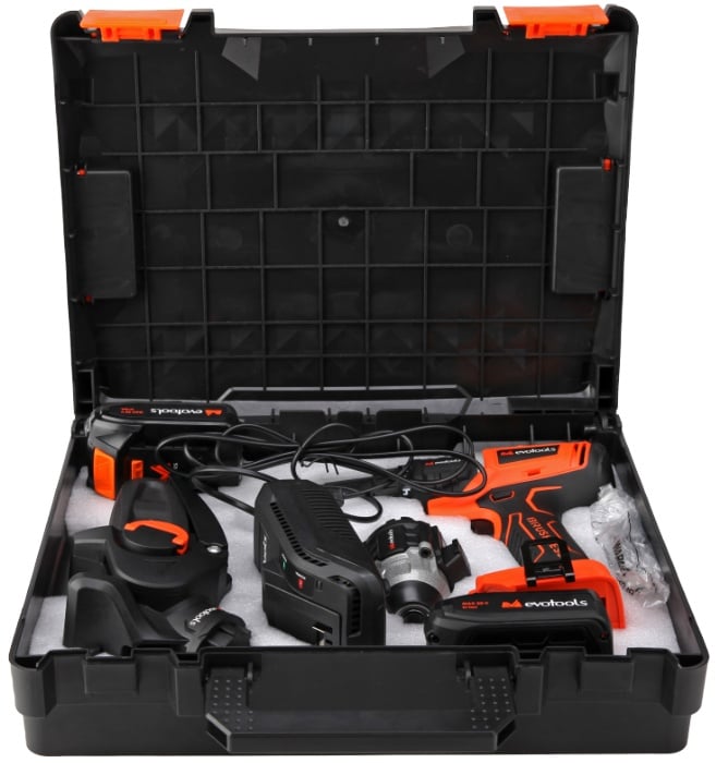 Masina de Insurubat MT20 Multifunctionala Brushless 3 Capete 2 Acumulatori si Incarcator MAX 20V ONE EvoTools
