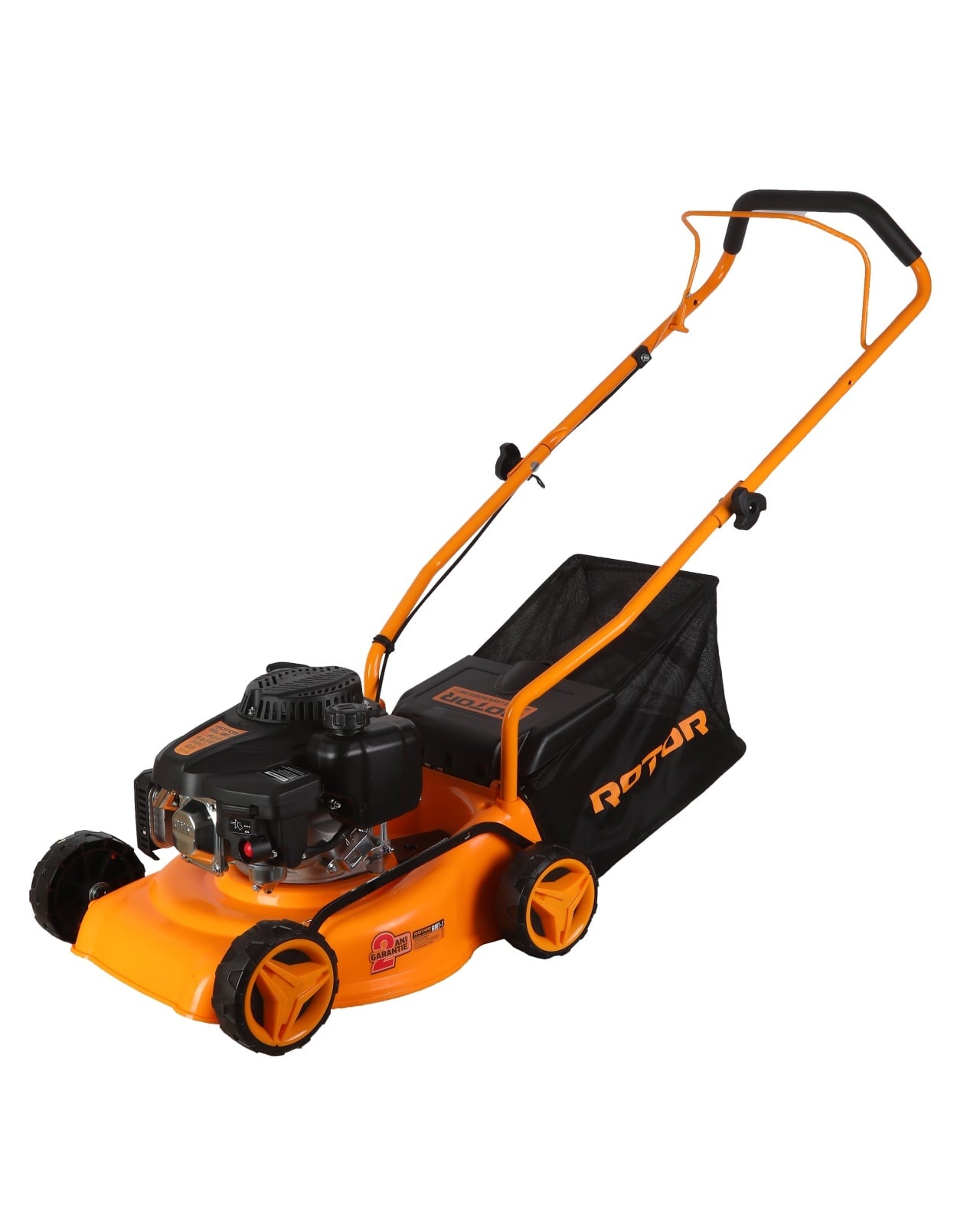 Masina de tuns iarba pe benzina ROTOR RMT-1, 2.5CP, 40L, 400mm