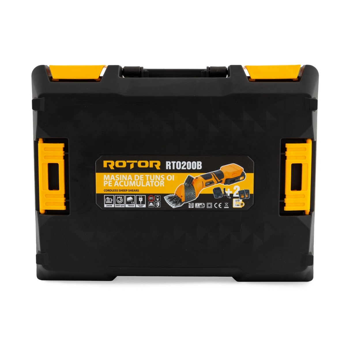 Mașină de tuns oi pe acumulator ROTOR RTO200B 200W, 800 rpm