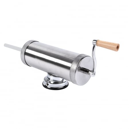 Masina de facut carnati ZEP 0824, 1.5 kg, aluminiu inoxidabil, cu ventuza si prindere pe masa