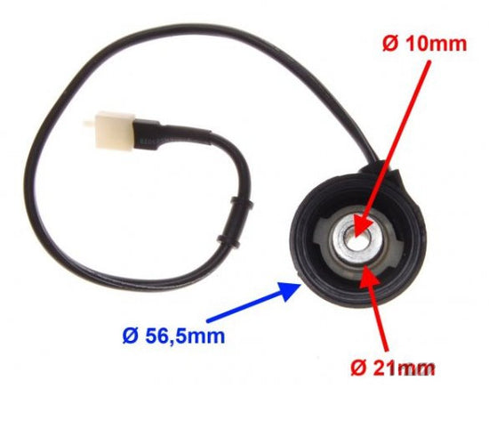 Melc pentru scuter kilometraj digital scuter Aprilia RS - vedere 4