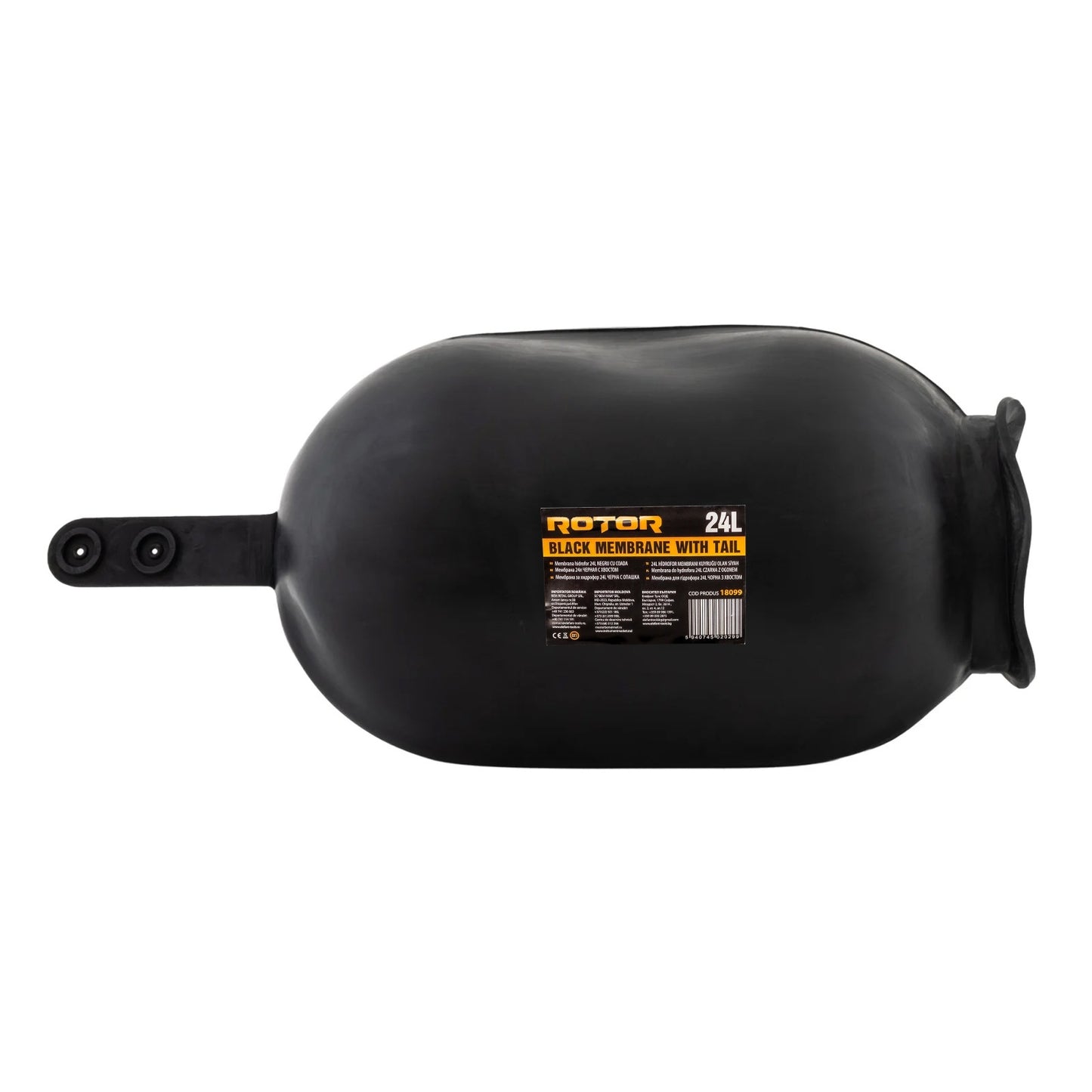 Membrană pentru hidrofor 24L Negru cu coadă ROTOR RMH-24CB