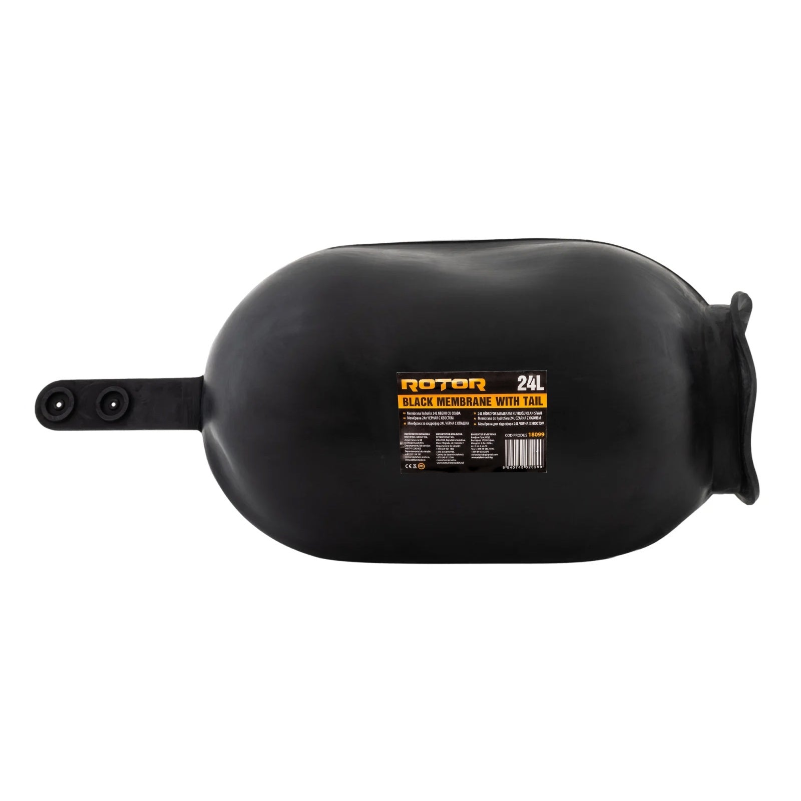 Membrana Hidrofor ROTOR, 24L, cauciuc, cu coada, negru