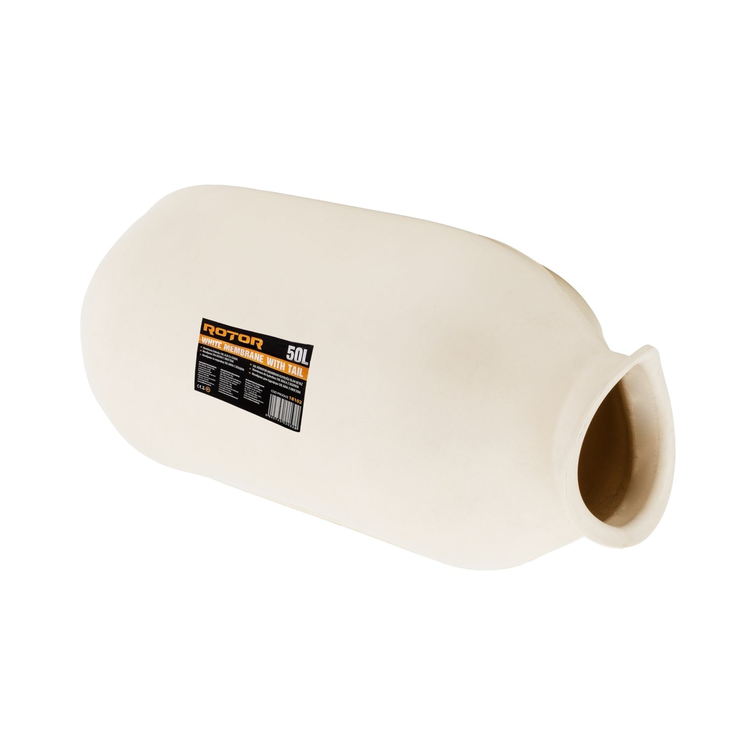 Membrană pentru hidrofor 50L Alb cu coadă ROTOR RMH-50CW