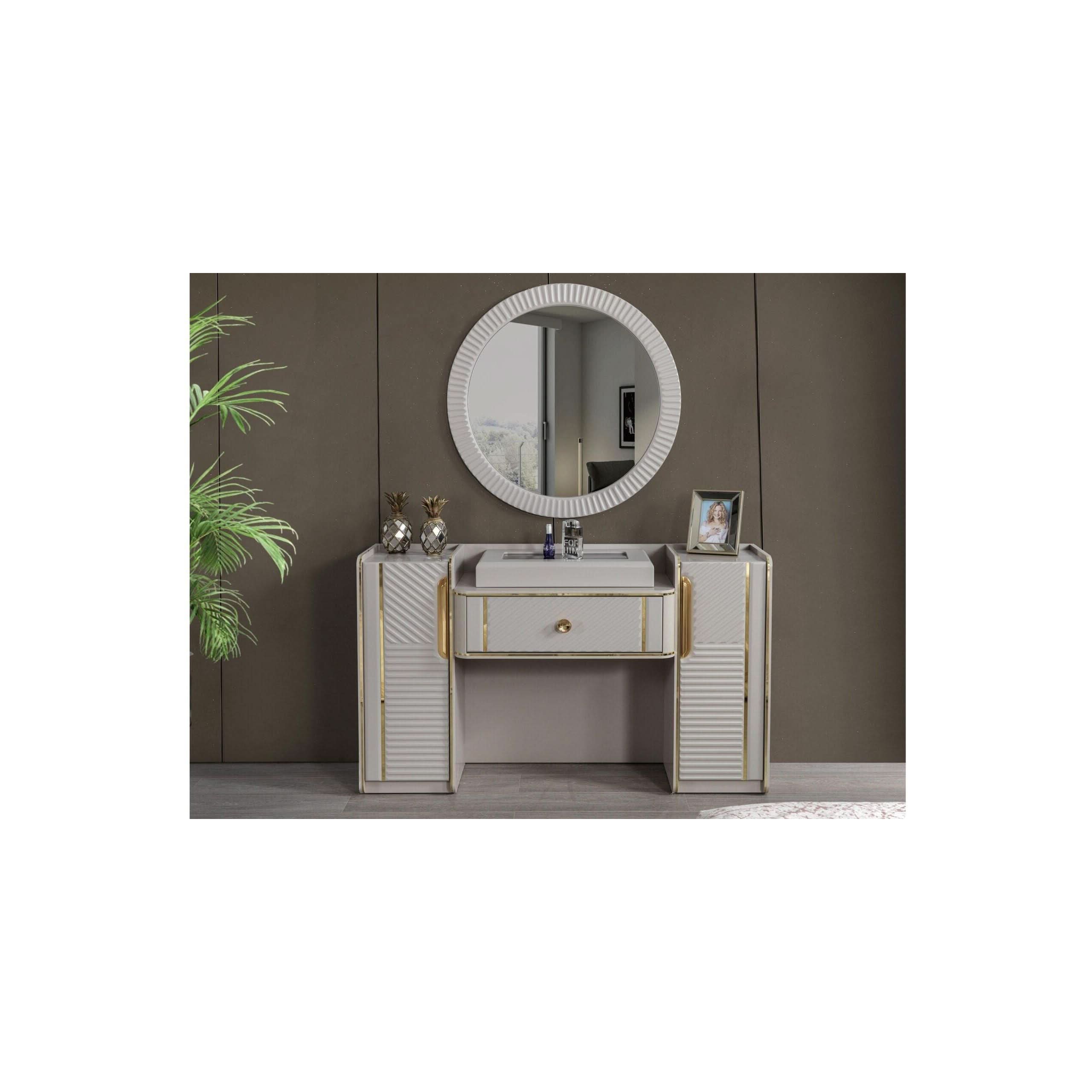 Masă de toaletă cu oglindă Rossi, OTP.3 - ZEP.RO - Ți-e la îndemână!