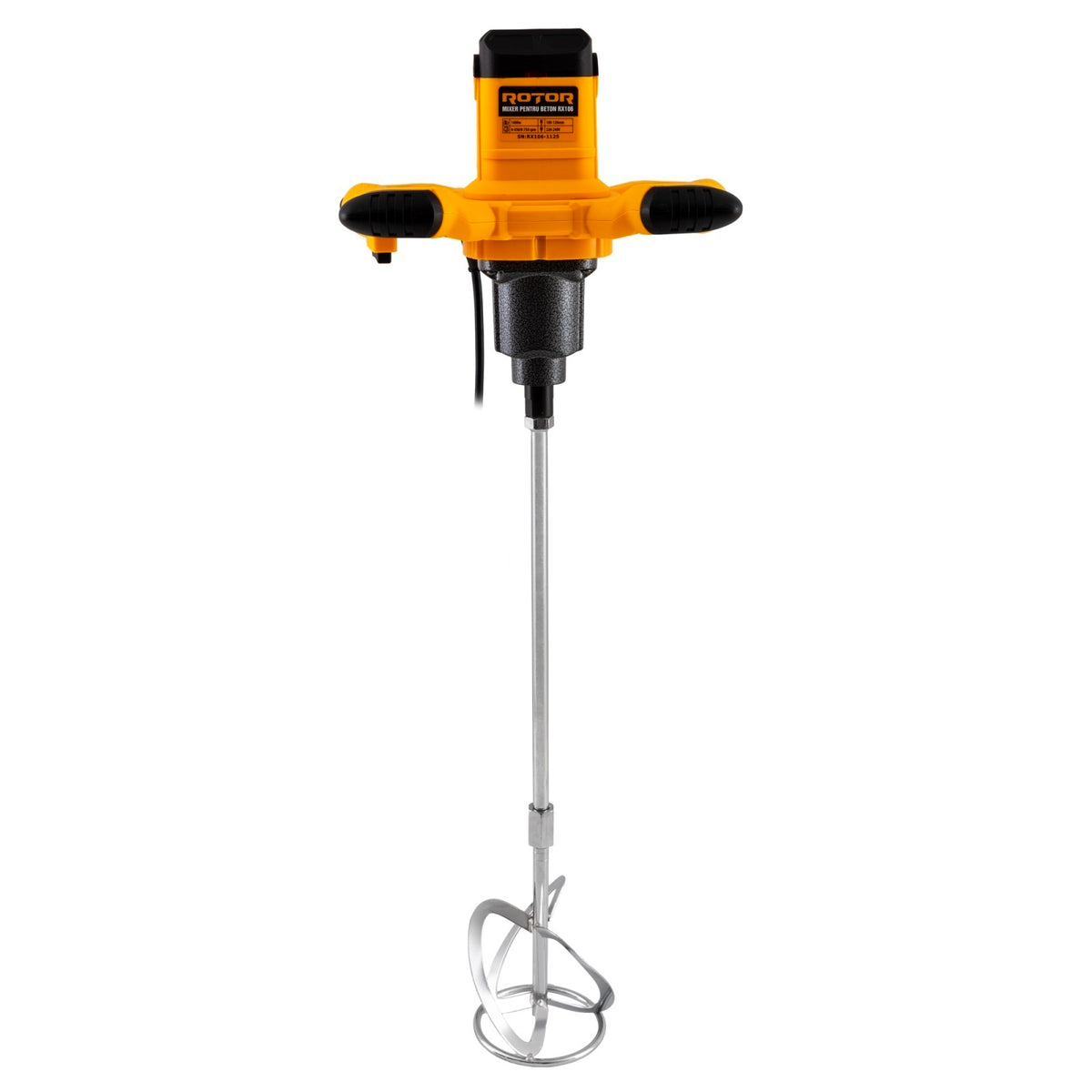 Mixer Beton ROTOR RX106, 1400W, cu perii, mortar si beton