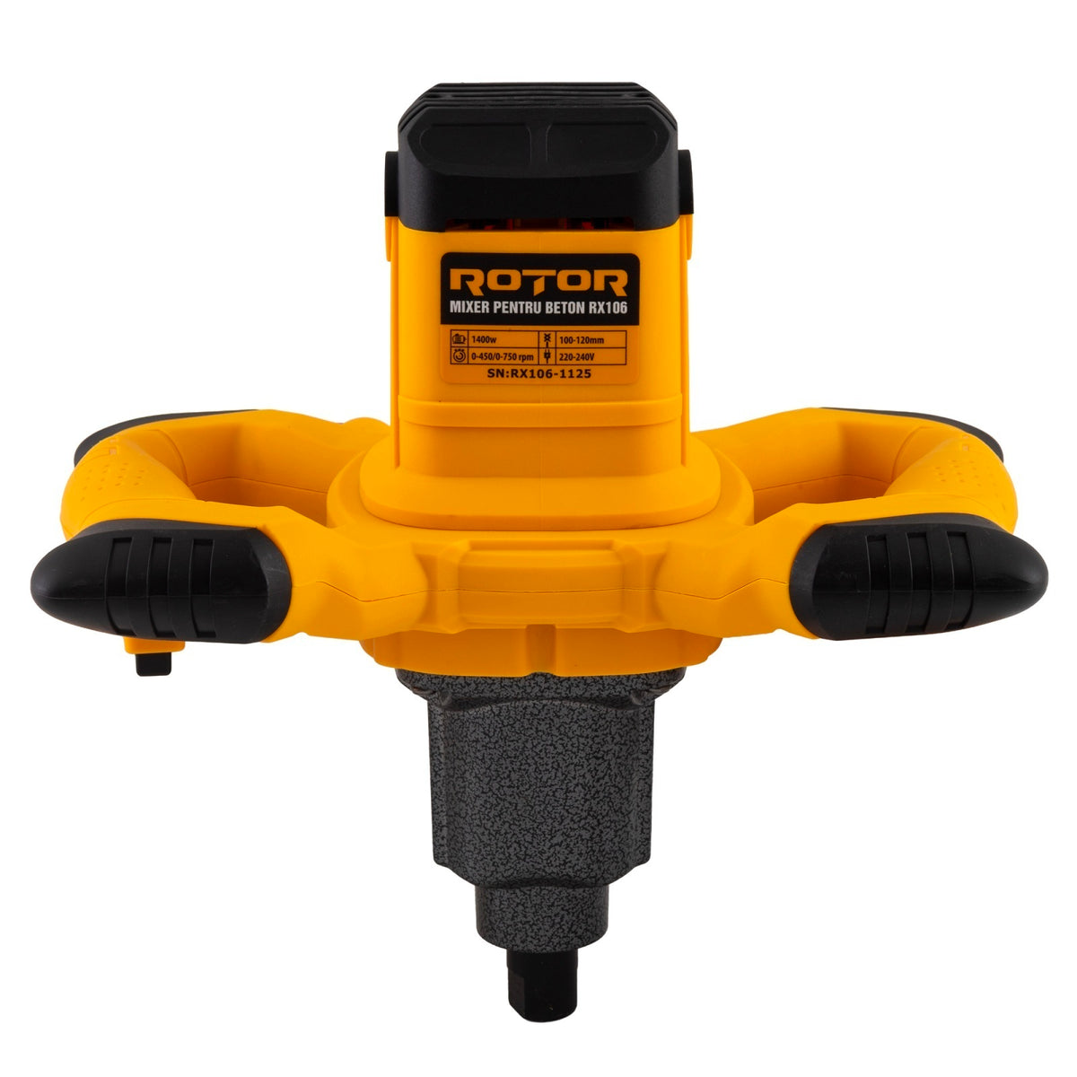 Mixer Beton ROTOR RX106, 1400W, cu perii, mortar si beton
