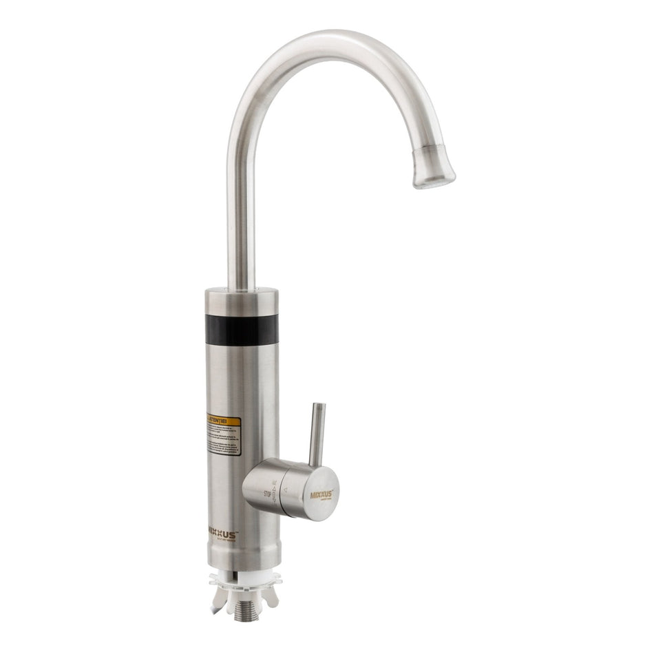 Robinet instant electric MIXXUS Electra 340-ES, 3 kW, otel inoxidabil, montaj pe chiuveta
