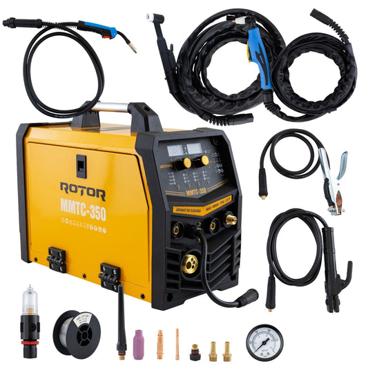 Aparat Sudura 4in1 ROTOR MMTC-350, MIG MMA TIG CUT, 350A