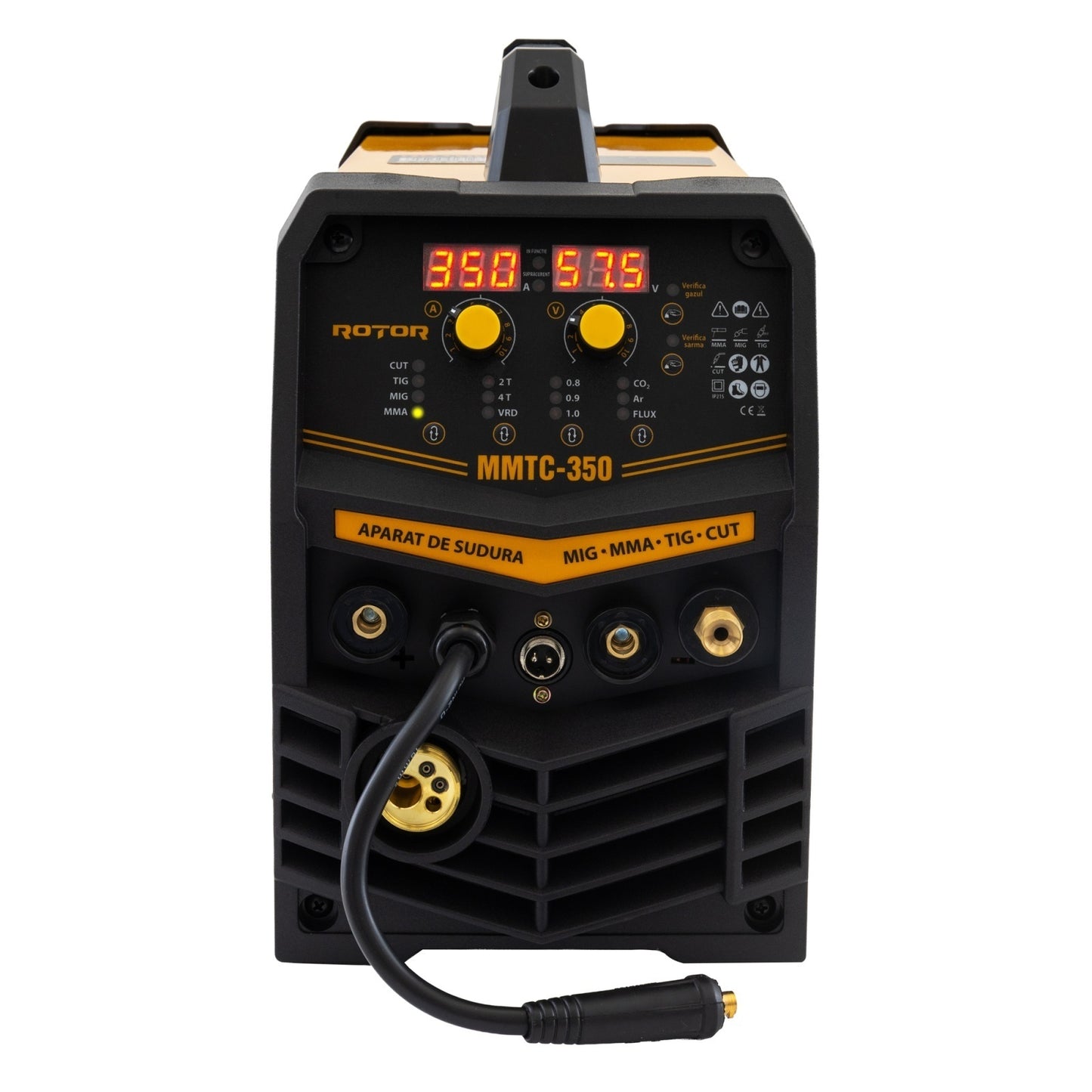 MMTC-350 MIG/MMA/TIG/CUT aparat de sudura cu electrozi 4 in 1 ROTOR