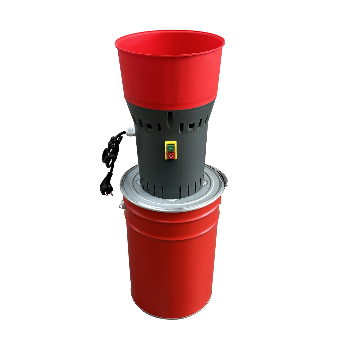 Moara cereale ZEP EUROMILL-25, motor 1000W 100% cupru, 300 kg/h, galeata 25L, 4 site incluse