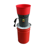 Moara cereale ZEP EUROMILL-25, motor 1000W 100% cupru, 300 kg/h, galeata 25L, 4 site incluse