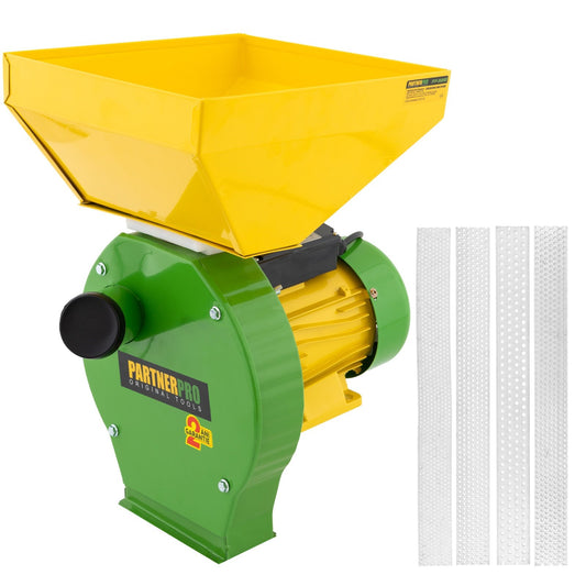 Moara electrica cereale PartnerPRO PP3900, 3900W, 240 kg/h, 2850 rpm, motor cupru 100%