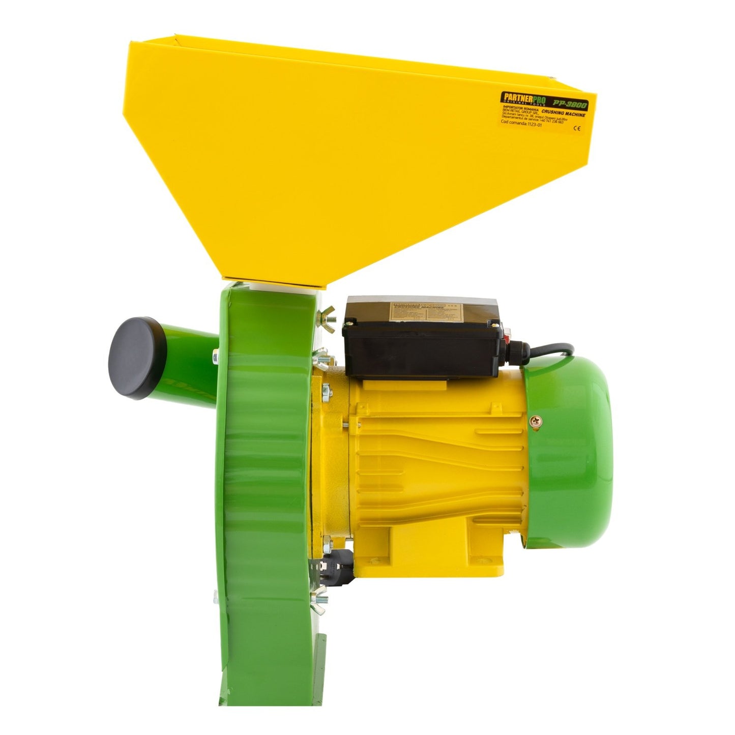 Moara electrica cereale PartnerPRO PP3900, 3900W, 240 kg/h, 2850 rpm, motor cupru 100%