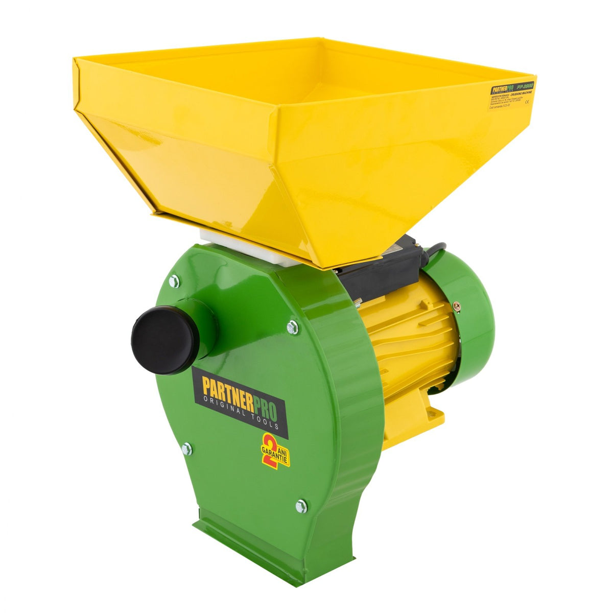 Moara electrica cereale PartnerPRO PP3900, 3900W, 240 kg/h, 2850 rpm, motor cupru 100%