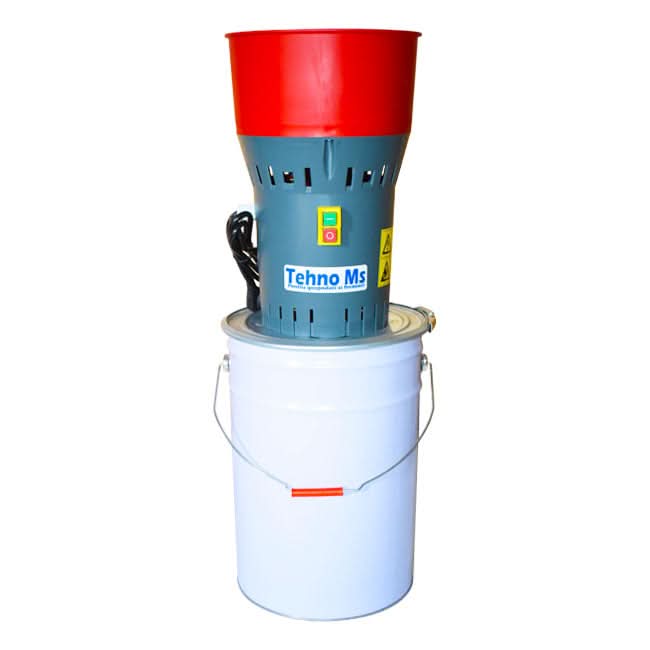 Moara cu galeata pentru furaje Holz Mill-25L, 1kW, 19000rpm, 220V, Tehno Ms #805