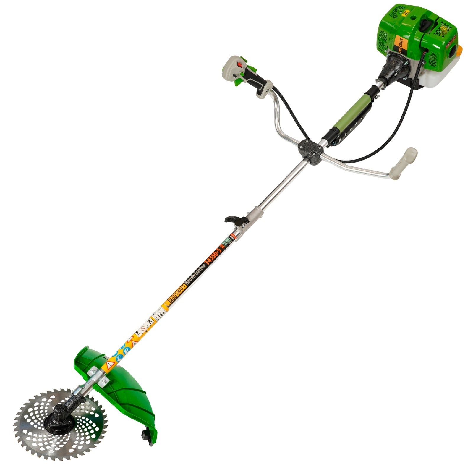 Motocoasa benzina ProCraft T4350-S, 52CC, 9000 RPM