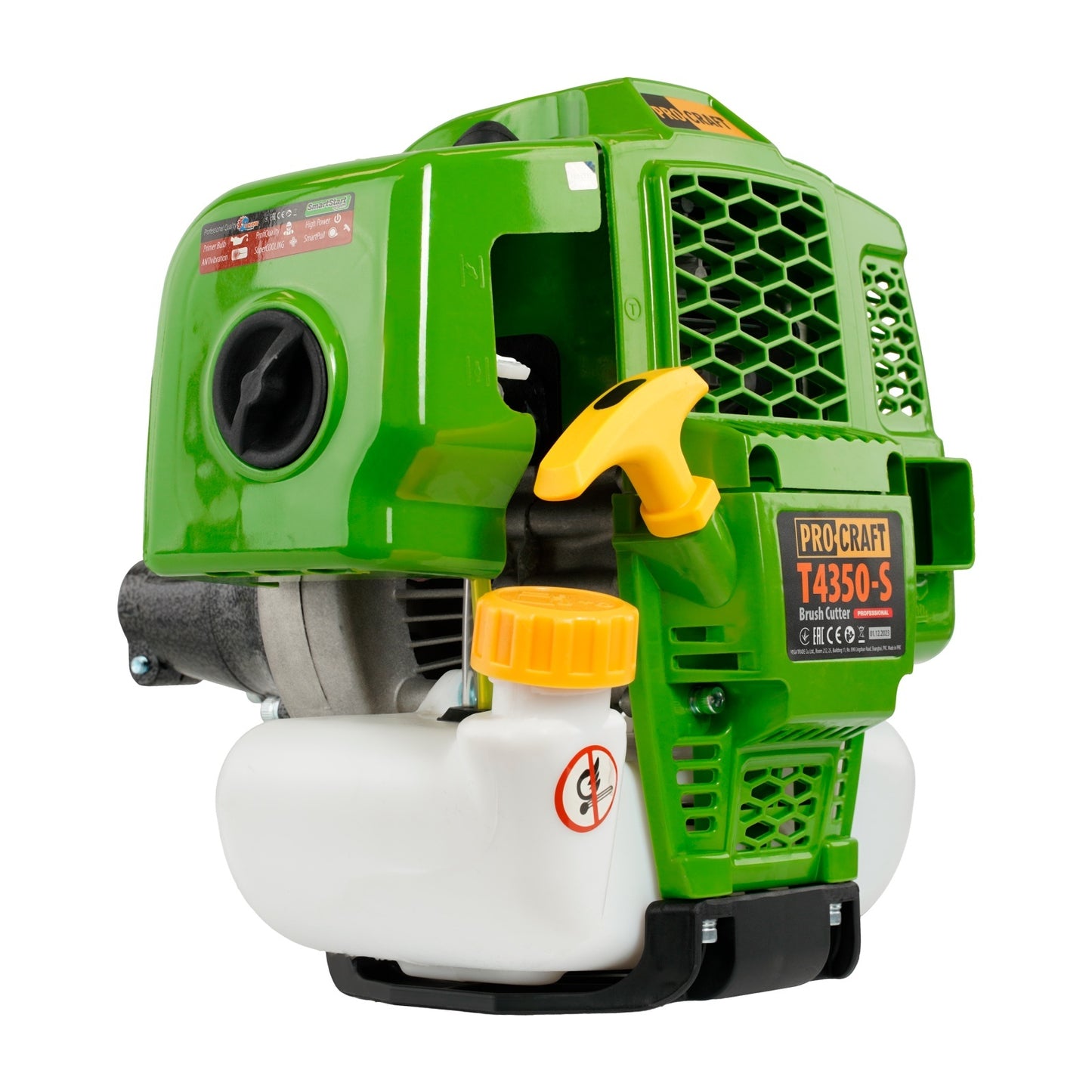 Motocoasa benzina ProCraft T4350-S, 52CC, 9000 RPM