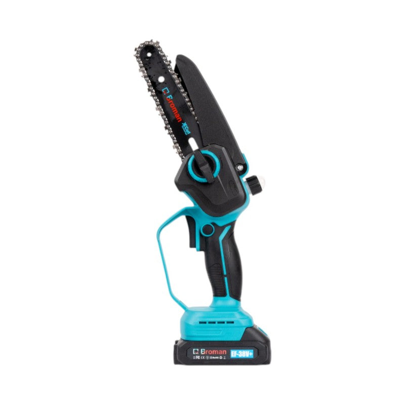 Fierastrau Electric cu Acumulator Broman EF-38V+ | 2x38V | Lama 16cm | 4h Autonomie | Ungere Lant
