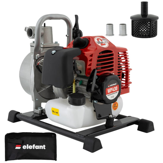 Motopompa Benzina Elefant WP430, 2", 1450W, 52cc, 10 m³/h, Aspiratie 8 m, Refulare 15 m