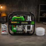 Motopompa pe benina PartnerPro, 6.5cp, 163cc, 4 timpi, 500l/min, capacitate rezervor 4l, inaltime refulare 26, adancime