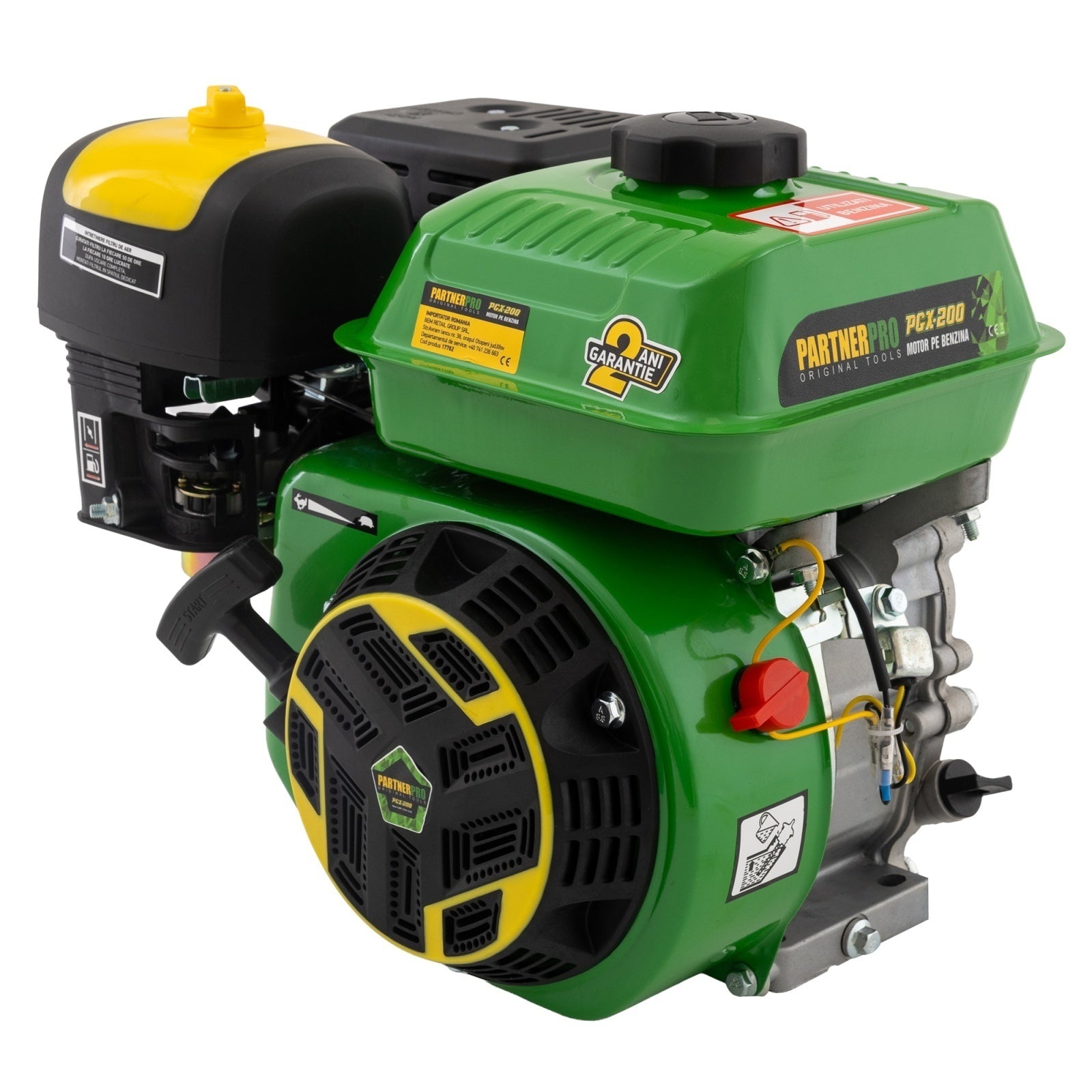 Motor benzina PartnerPro PGX200, 6.5 CP, 4T, arbore 19 mm