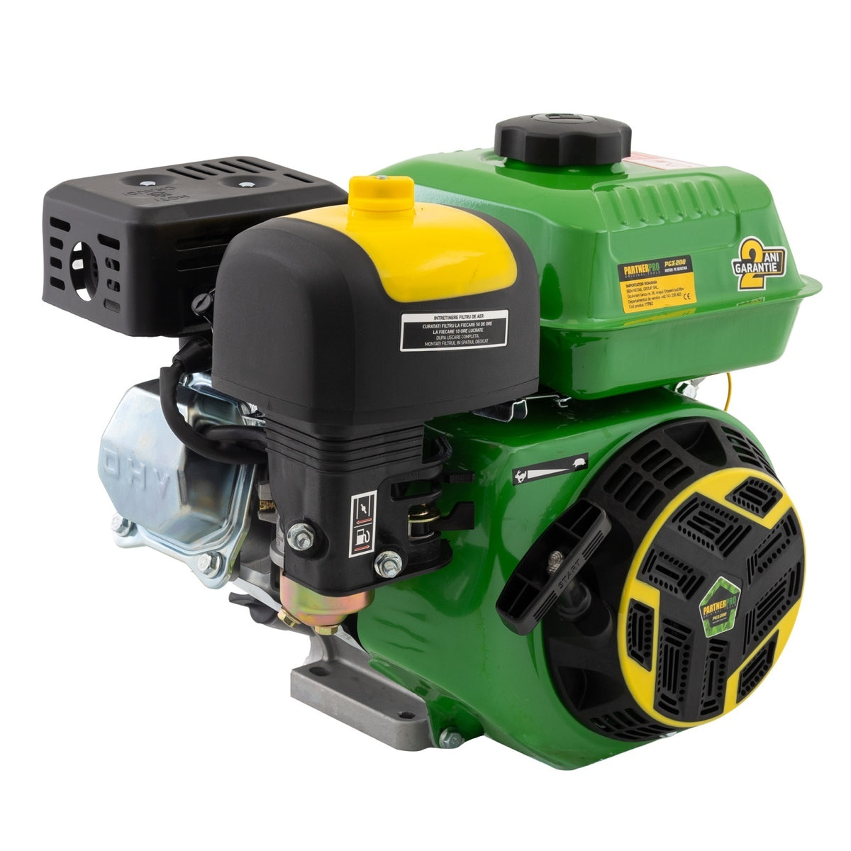 Motor benzina PartnerPro PGX200, 6.5 CP, 4T, arbore 19 mm