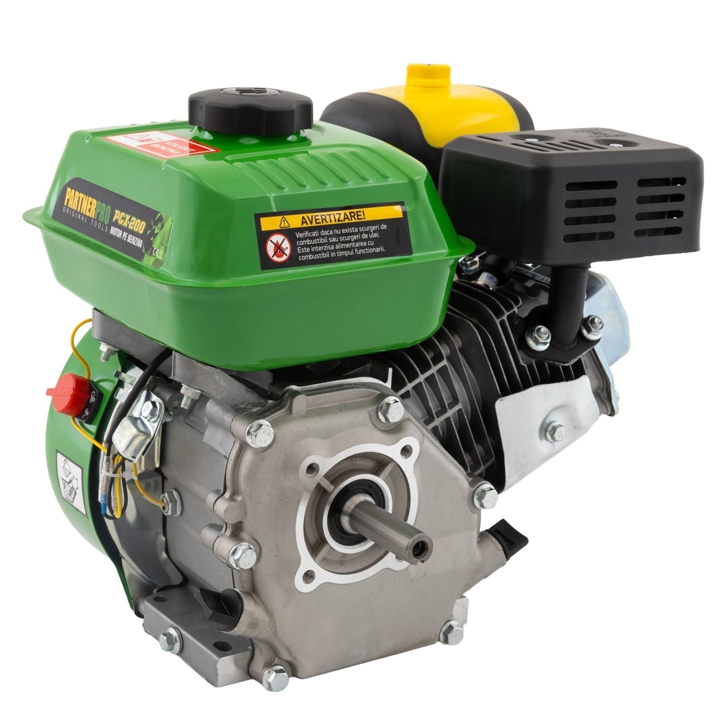 Motor pe Benzina PartnerPro PGX200, 6.5 CP, 163 cc, 4 Timpi, Arbore 20 mm